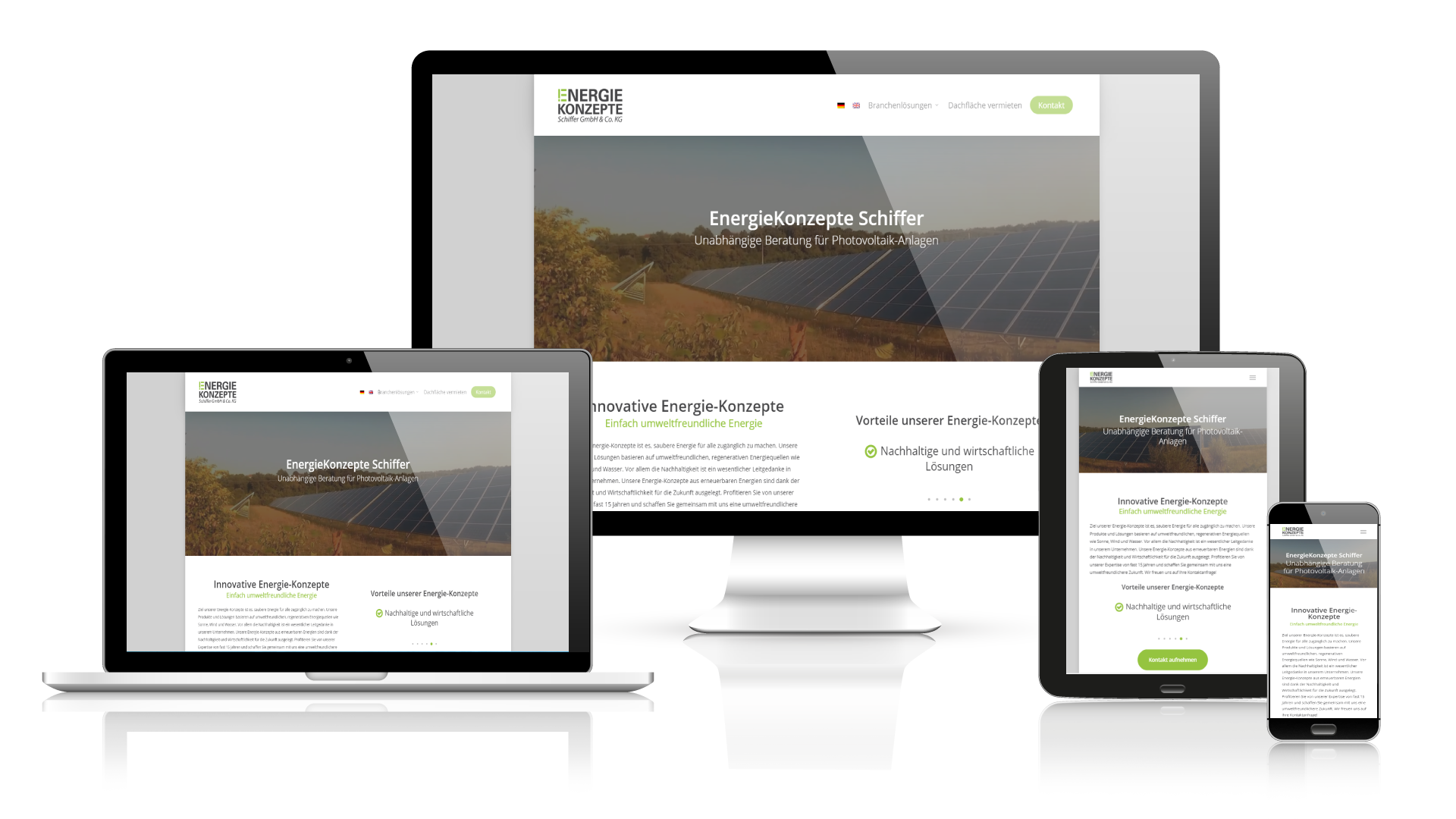 Webdesign Referenz Werkzeugbau EnergieKonzepte Schiffer